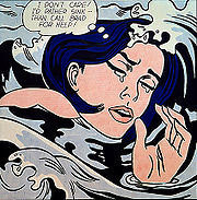 Lichtenstein Drowning Girl